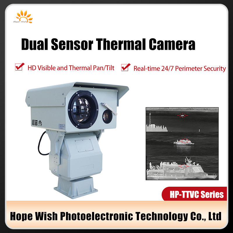 Dual-Sensor Thermal Camera Long Range PTZ Security IR WiFi Outdoor Guardian