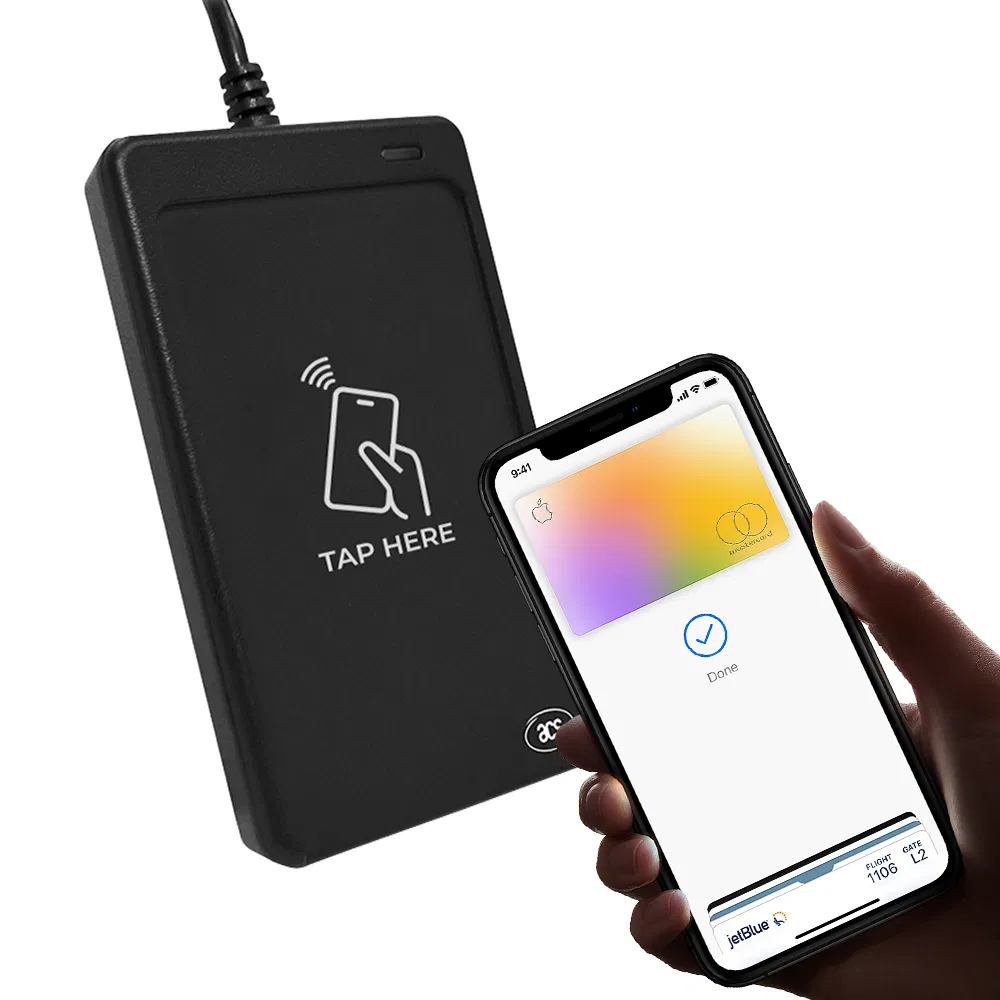 Acs Mobile Wallet NFC Reader Payment Terminal with Apple and Google VAS ACR1252u-MW