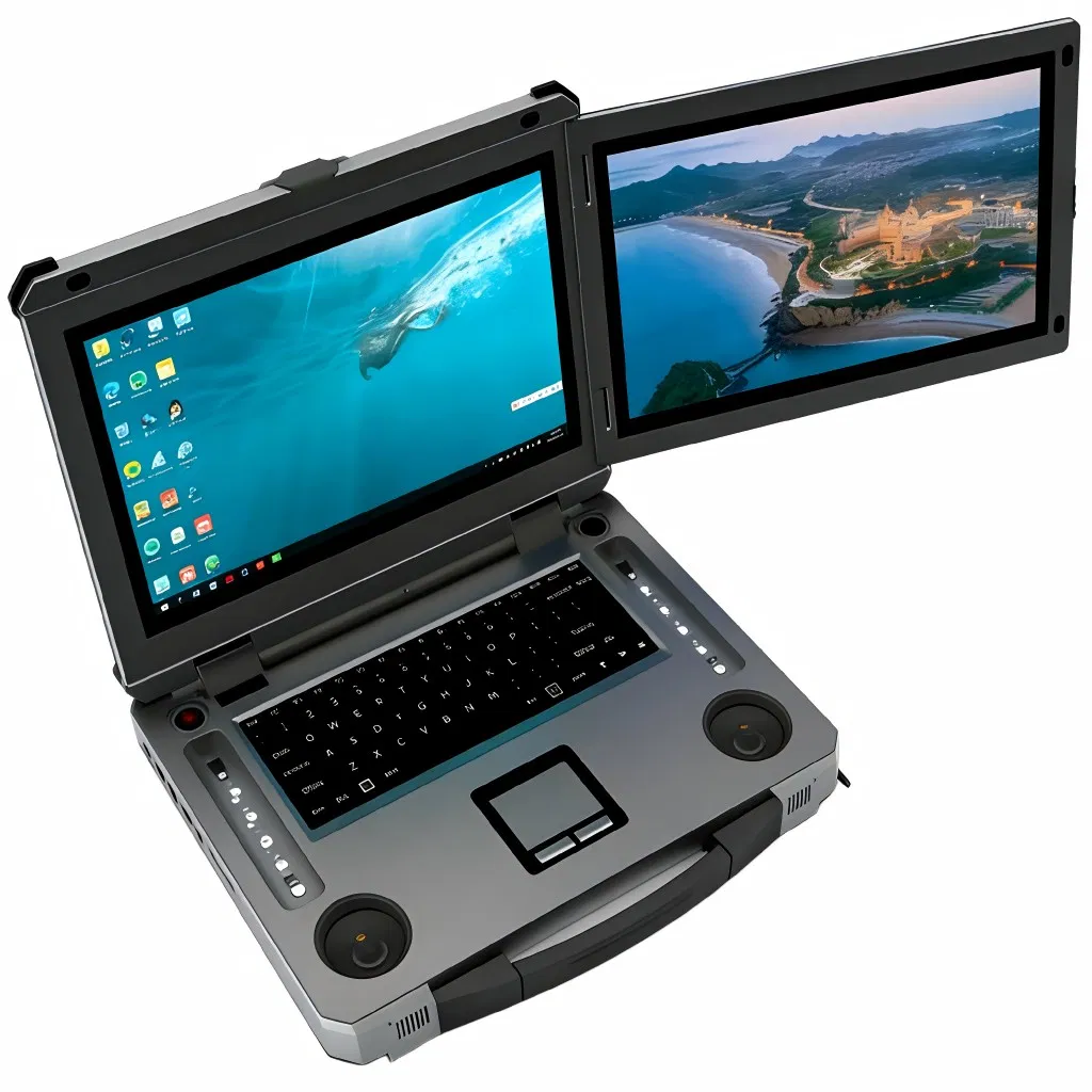 PRO Uav Ground Station Agr Dual-Screen Uav Ground Station 15.6-Inch Touch Displays 20 Channels Portable Controller