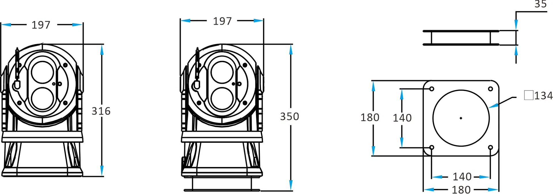 Product Dimensions Diagram