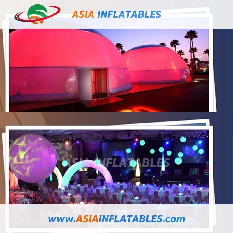 Customized Mobile Inflatable Lighting Dome Inflatable Dome