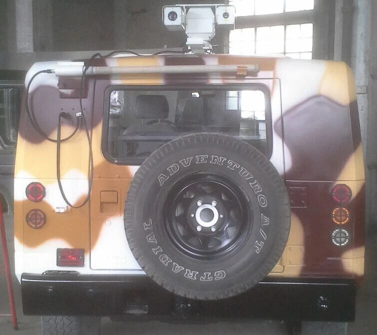 T Shape Long Range Thermal Imaging Camera Vehicle Mounted PTZ Camera