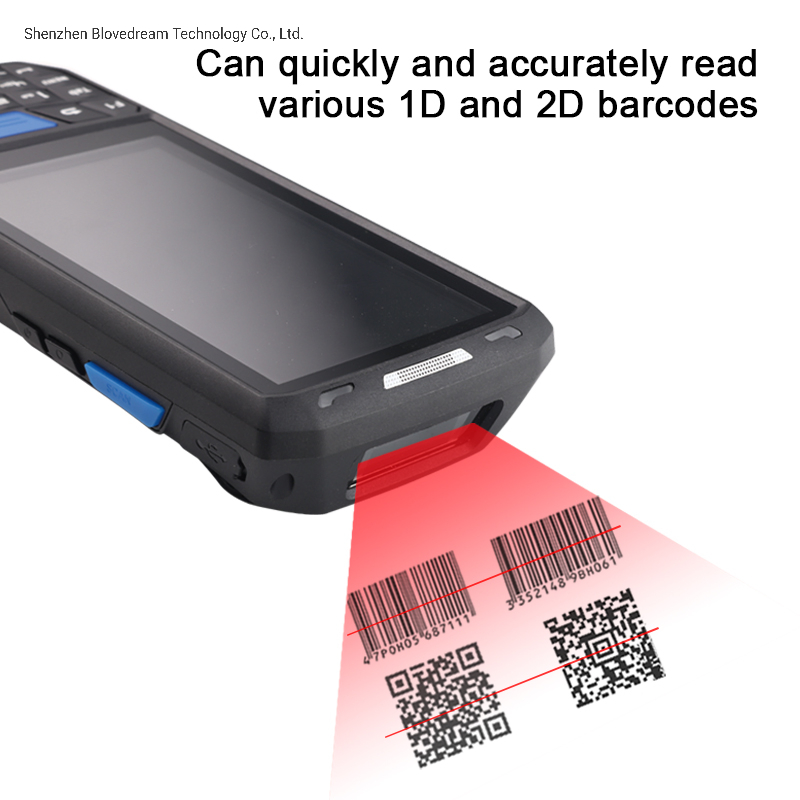 Android 4.5 Inch Mobile Terminal Barcode Industrial PDA