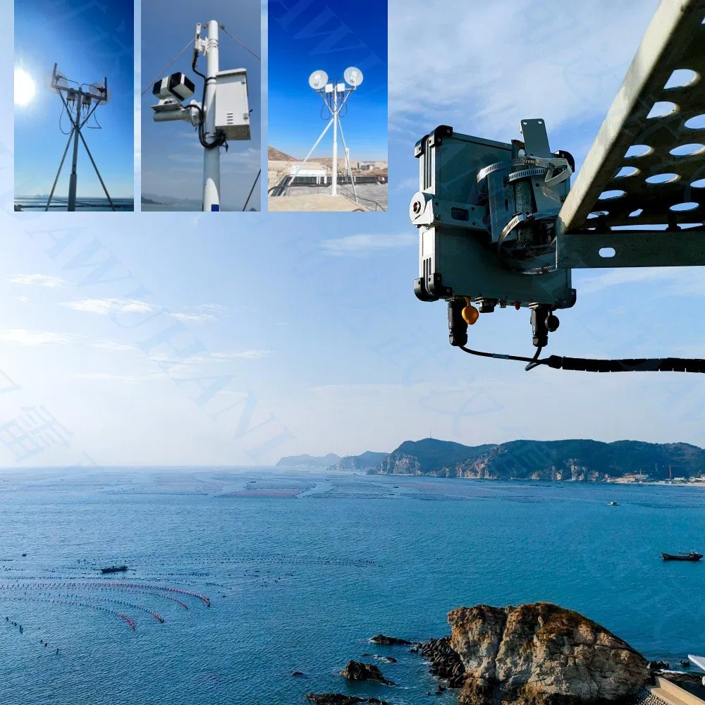 PTZ Radar with 5km Radar for Coastal Perimeter Control