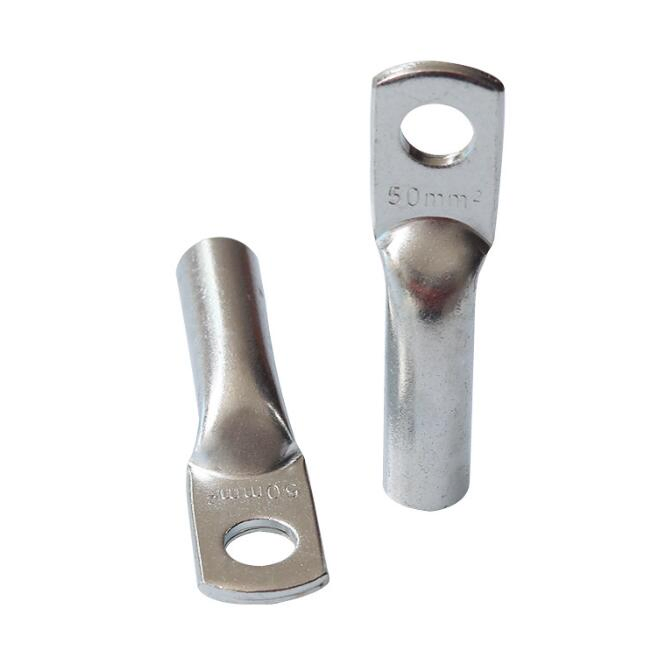 DTG 4-1000mm² 4.2-23mm Tube Pressed Copper Connecting Terminal Tinned Copper Cable Lug