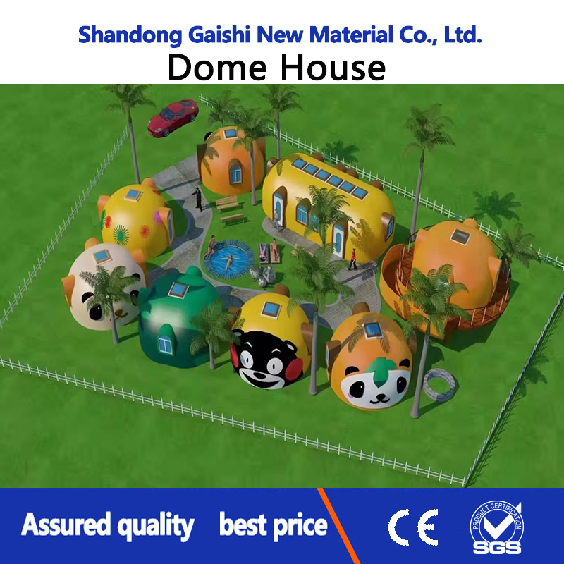 Prefab EPS Dome House of Resorts &amp; Eco-Villages Homes