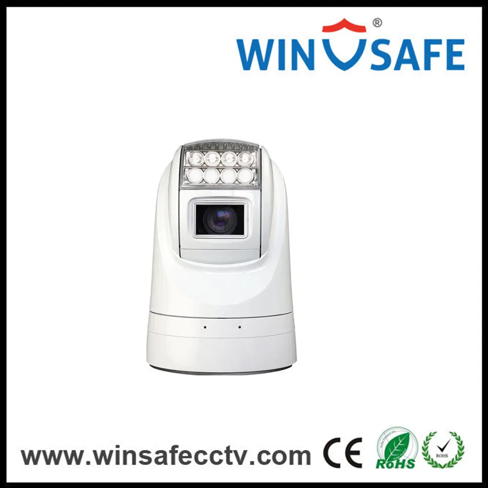 HD Vehicle Weather-Proof Mobile Security IP Anolog IR PTZ Dome Camera SDI