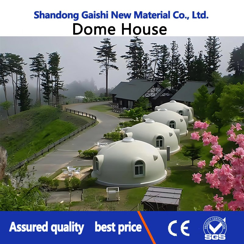 Prefab EPS Dome House of Resorts &amp; Eco-Villages Homes