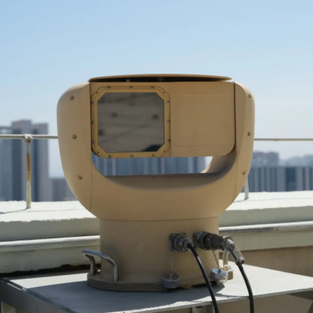 Ruggedized Uncooled Thermal Detector System with 55mm Lens and 28792× 1024 Resolution for Coastal Defense