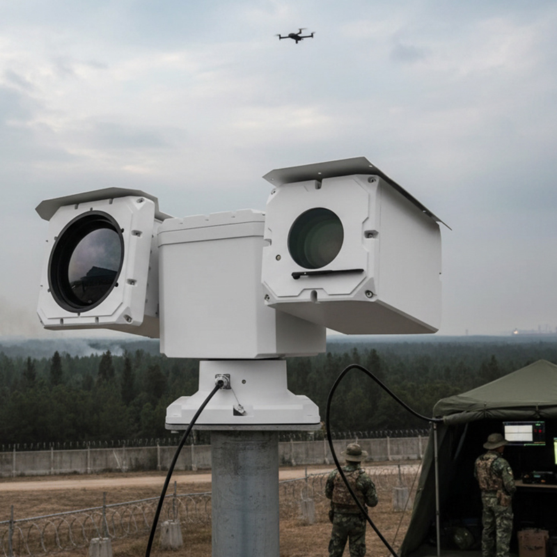 High-Tech Surveillance PTZ Camera with Smart Autotracking Features