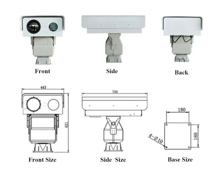 Advanced 12km Thermal Imaging Binocular for Fire Prevention
