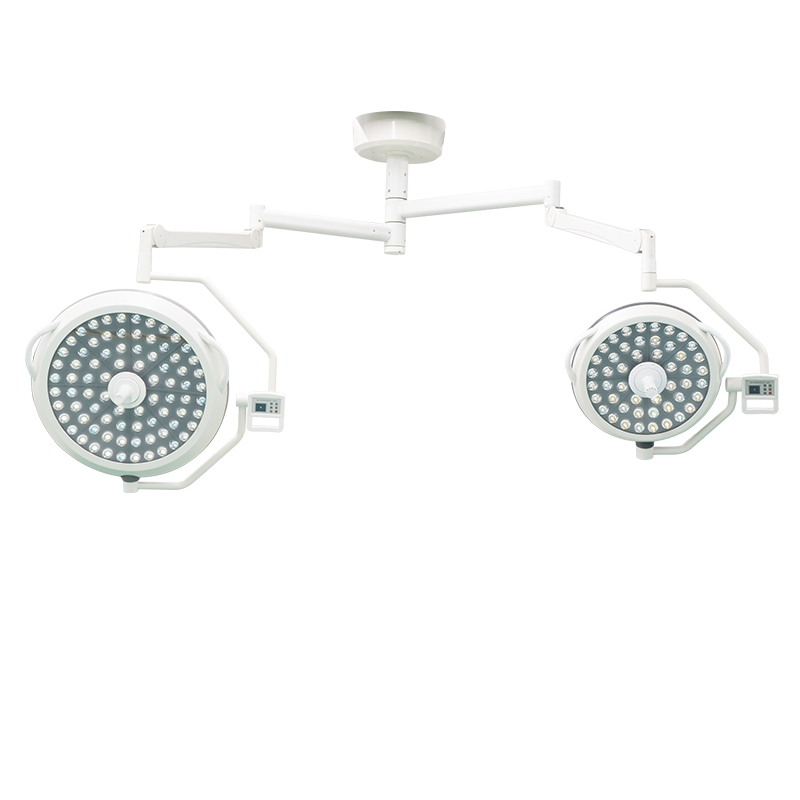 Mt Double Dome Ceiling Shadowless Medical Examination Surgical Mobile LED Operating Lamp