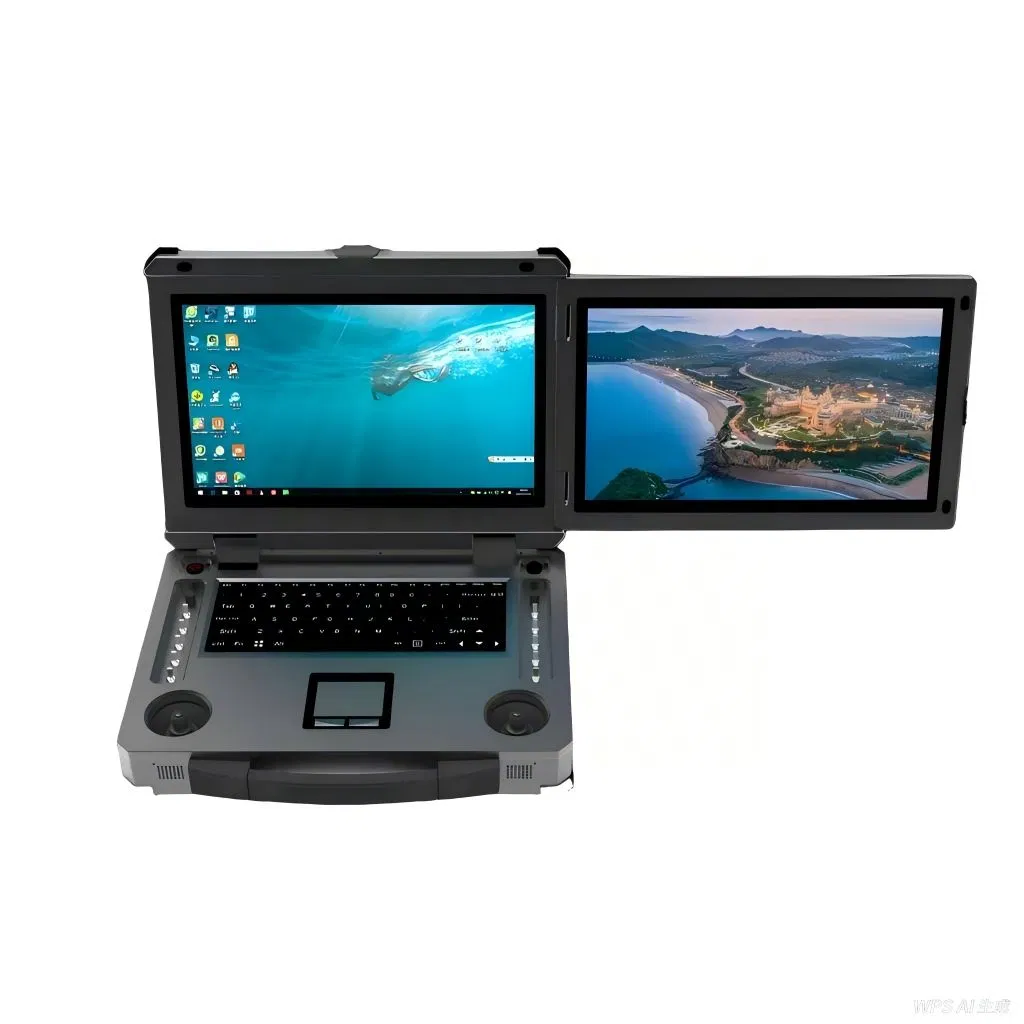 Advanced Ground Station Agr Dual-Screen Uav Ground Station 15.6-Inch Touch Displays 20 Channels Portable Controller