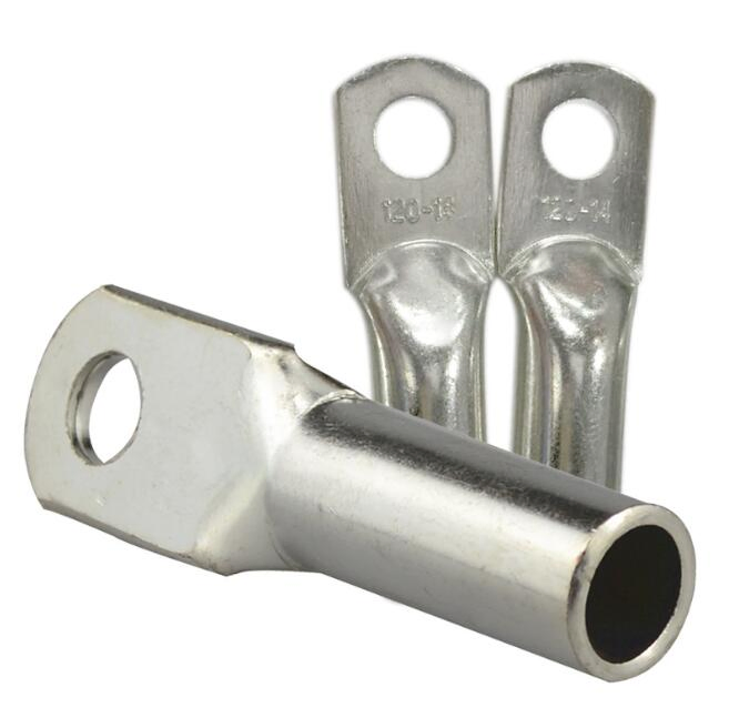 DTG 4-1000mm² 4.2-23mm Tube Pressed Copper Connecting Terminal Tinned Copper Cable Lug