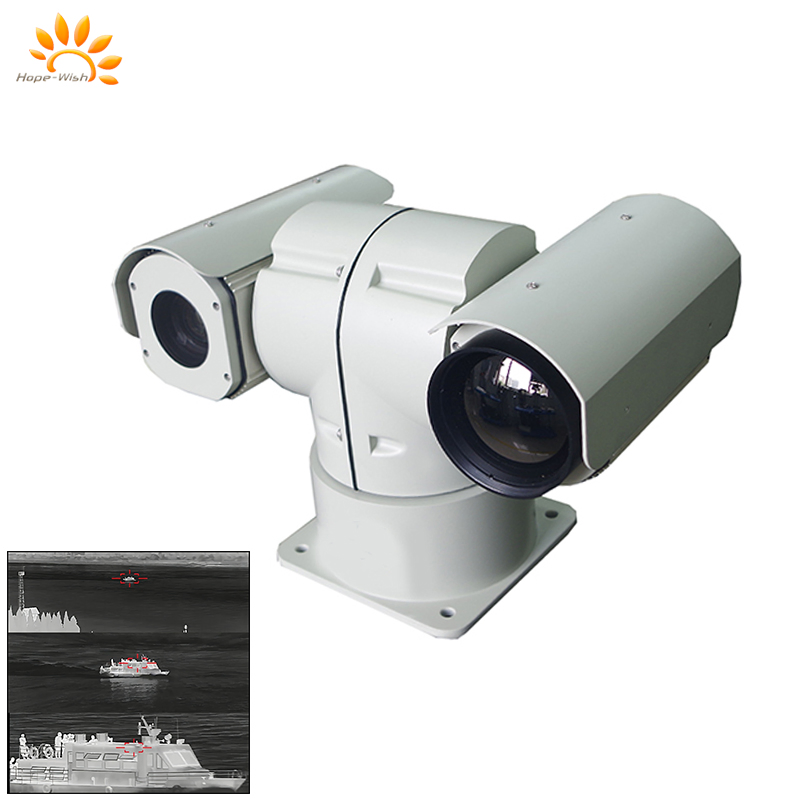 Long Range PTZ Thermal and Daylight Camera 5km Dual Sensor Thermal Camera