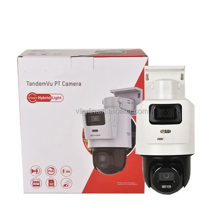 Original Hikvision 8MP 48X Optical Zoom Laser IR Network Speed Dome Ds-2df9c848lxg-Lw Darkfighter Auto-Tracking 2.0 PTZ Camera