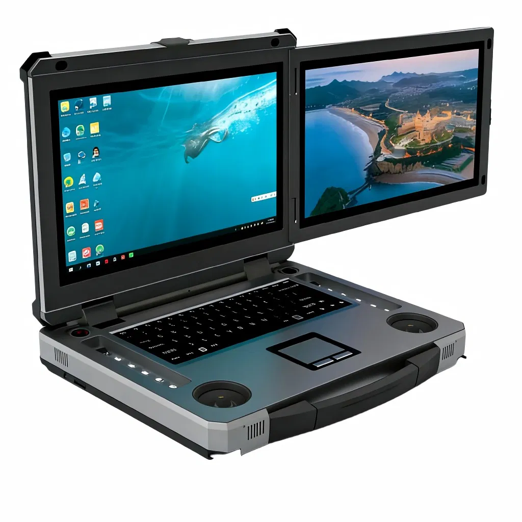 PRO Uav Ground Station Agr Dual-Screen Uav Ground Station 15.6-Inch Touch Displays 20 Channels Portable Controller