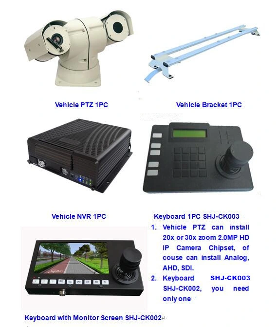 300m Night Vision Infrared Laser PTZ CCTV Camera Complete System