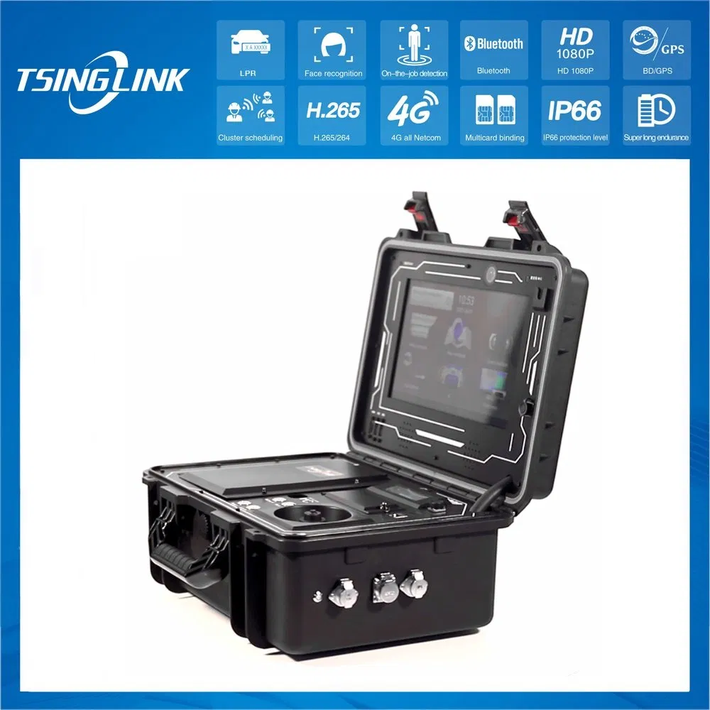 Portable Emergency Command Suitcase Wireless 4G Small Mobile PTZ Camera
