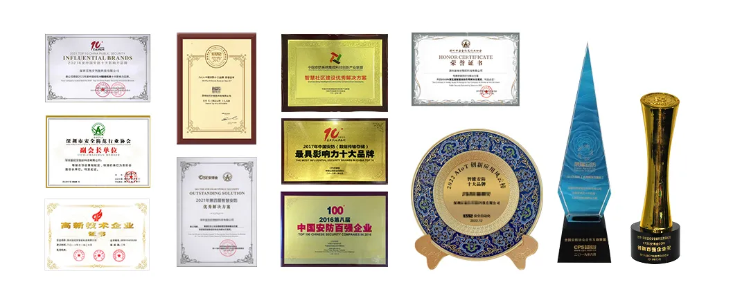 Company Honors and Certifications