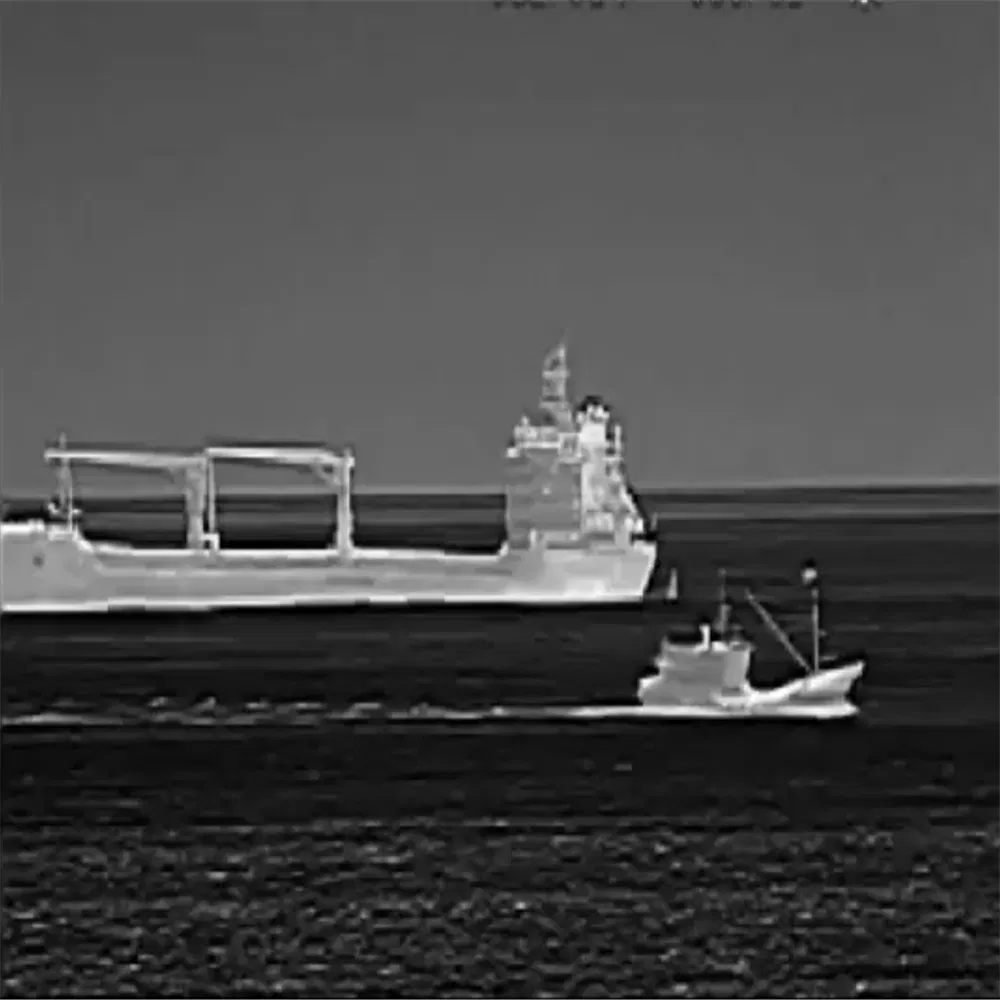 Vehicle Car Mounted Dual Sensor PTZ IR Security Surveillance Thermal Imaging Camera