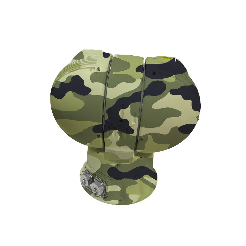 4MP 33X 384X288 50mm IR Target Intrusion Detection Vehicle Mounted Ai Thermal PTZ Camera with Green Flashing Warning Light