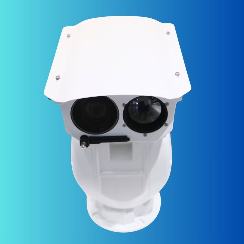 Weatherproof PTZ Camera with Dual-Spectrum Imaging for Perimeter and Facility Protection