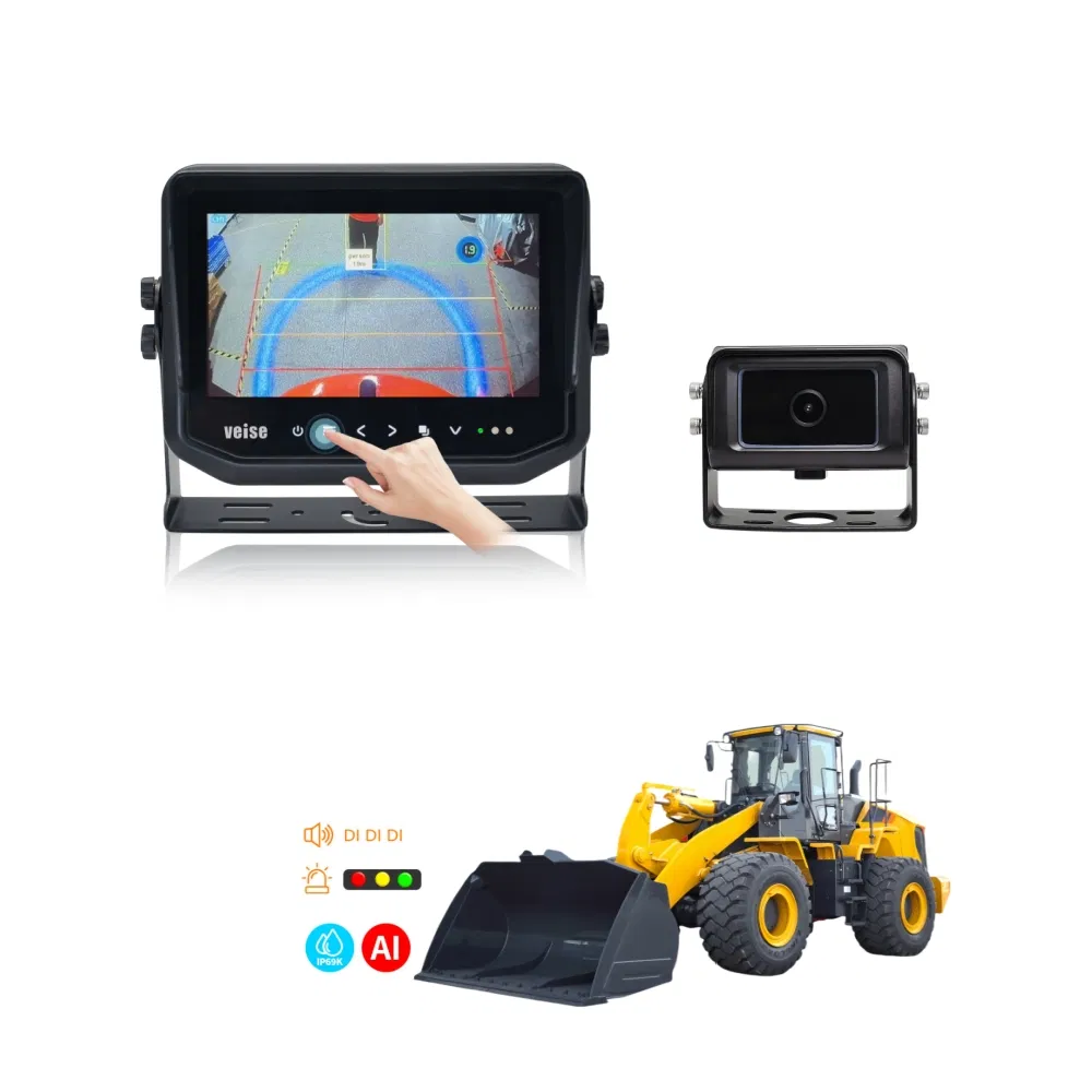 Backup Camera Blind Spot Detection System for Trucks Anti-Collision Monitor Support Vehicle Recording