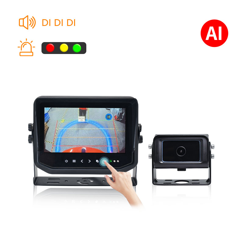 Backup Camera Blind Spot Detection System for Trucks Anti-Collision Monitor Support Vehicle Recording
