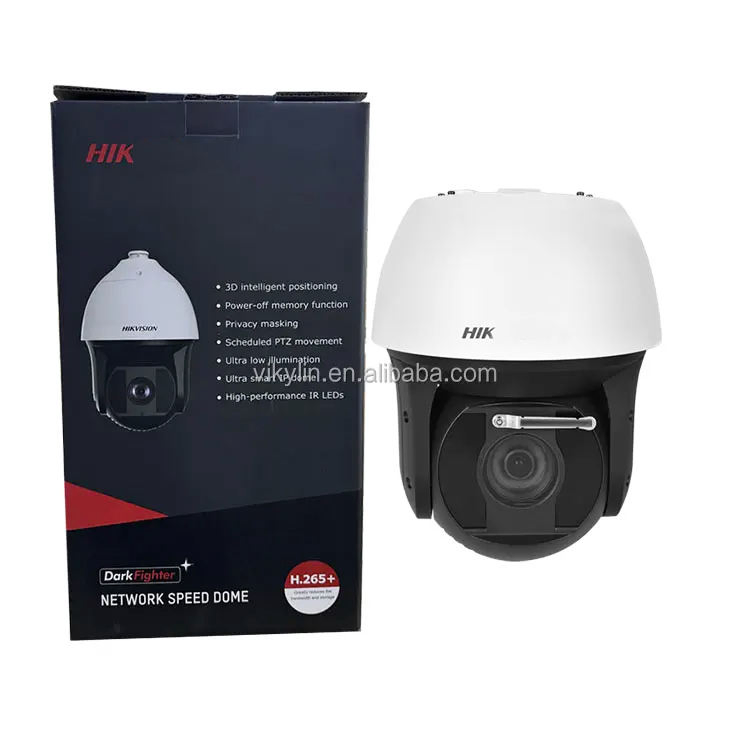 Original Hikvision 8MP 48X Optical Zoom Laser IR Network Speed Dome Ds-2df9c848lxg-Lw Darkfighter Auto-Tracking 2.0 PTZ Camera