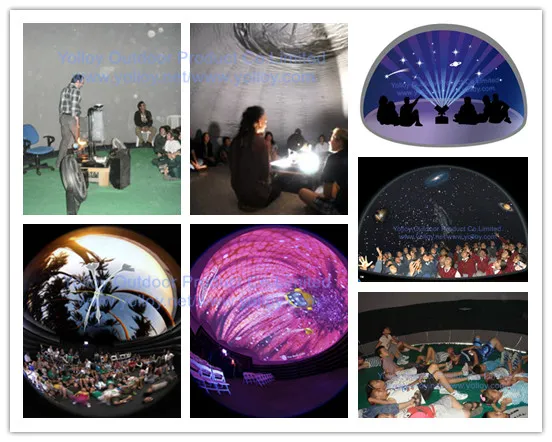 Mobile Portable 360 Projection Inflatable Planetarium Dome Detail