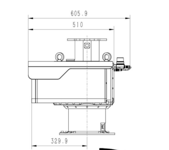 Pm664 Multi-Spectral Coaxial Thermal PTZ System for Border and Coastal Defense