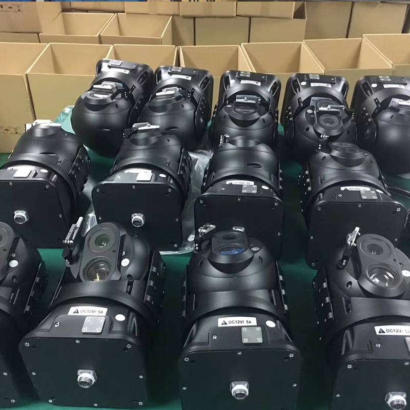 Rugged Mobile Surveillance Dual Sensor Thermal PTZ Camera