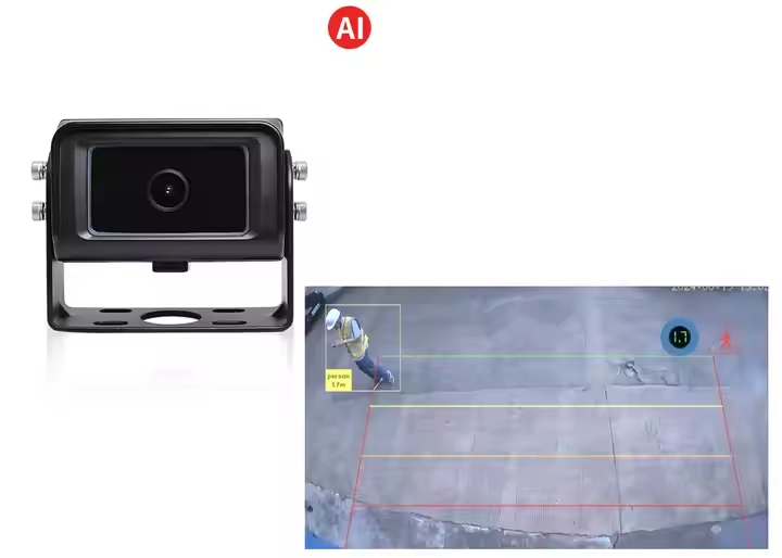 Veise Touch Screen Audible Alarm Adas Bsd1080p Ahd Forklift Truck Rear View Camera Backup Camera Detecting Human and Vehicles