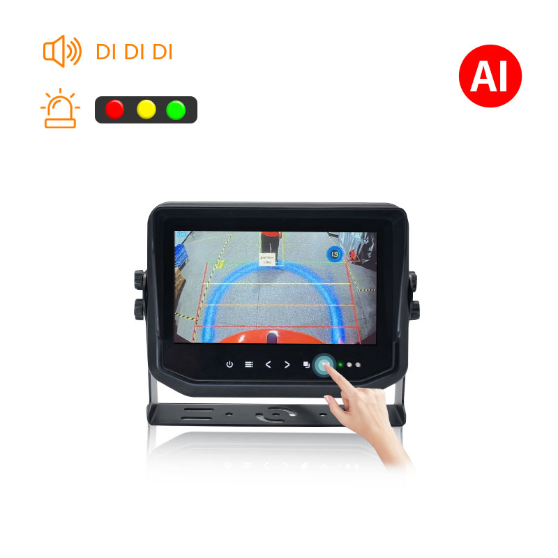 Backup Camera Blind Spot Detection System for Trucks Anti-Collision Monitor Support Vehicle Recording