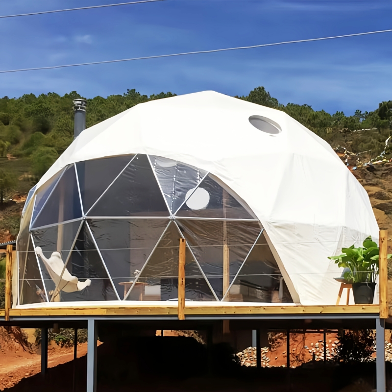 New Luxury Sleeping Space Mobile Portable Outdoor Waterproof Camping Dome Tent House High-End Prefabricated, with Party Bedroom