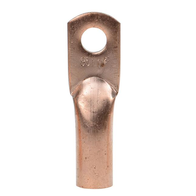 DTG 4-1000mm² 4.2-23mm Tube Pressed Copper Connecting Terminal Tinned Copper Cable Lug