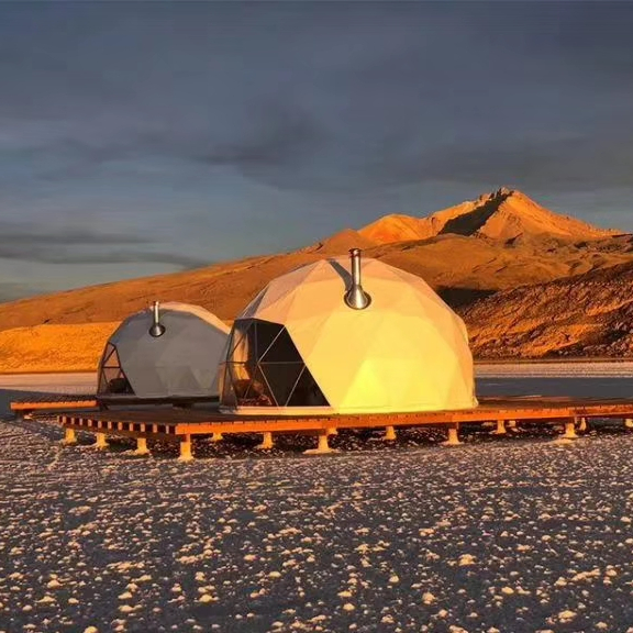 6m Cheap Factory Price Dome House Prefabricated with Aluminum Frame
