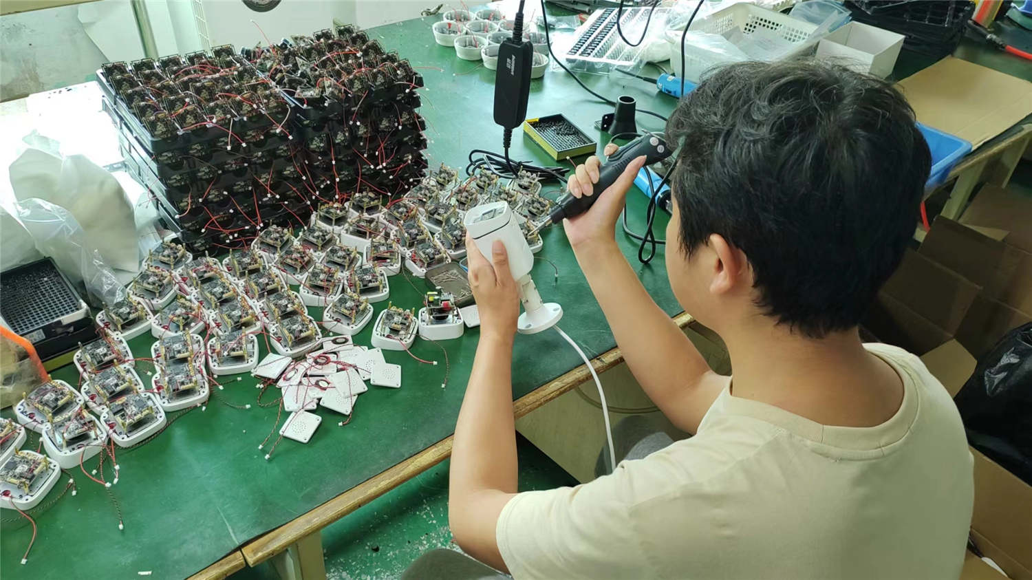 HawkEye Camera product assembly station