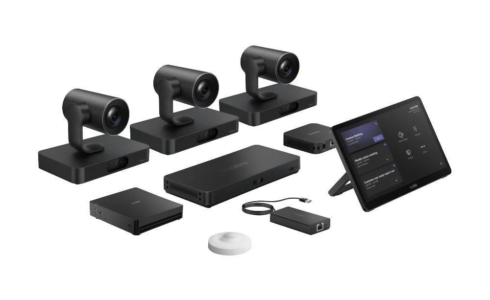Yealink MVC S98-C5U-004 / MVC S80-C5U-000 All-in-One Video Conferencing System | 4K Ultra HD Camera, AI Auto Framing, Microsoft Teams Certified, Built-in Sound