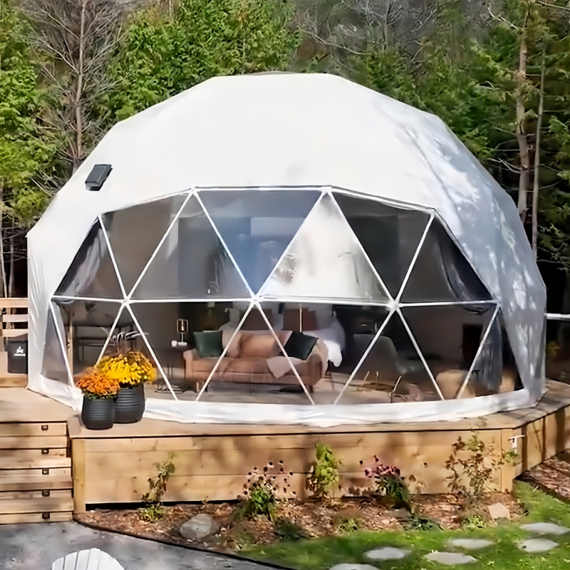 New Luxury Sleeping Space Mobile Portable Outdoor Waterproof Camping Dome Tent House High-End Prefabricated, with Party Bedroom