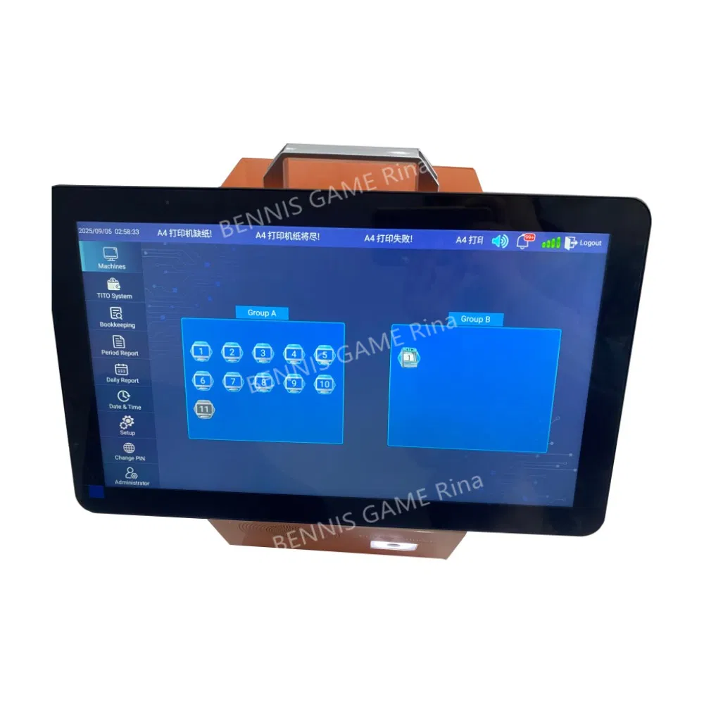 Heming Real-Time Monitoring Tito Operating Amusement Management Terminal for Multiple Gaming Machines