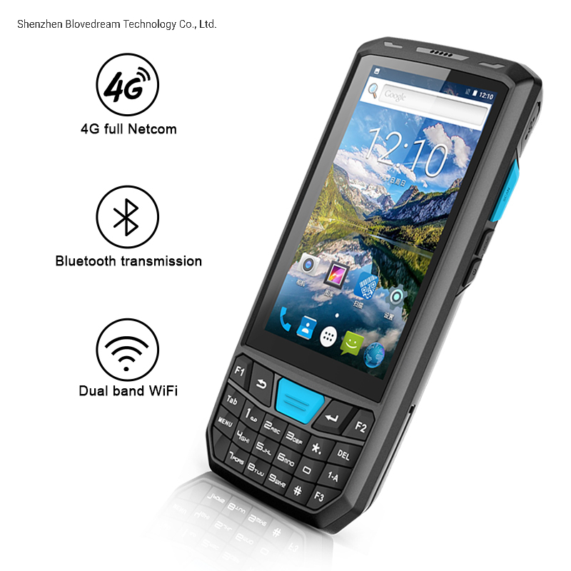 Android 4.5 Inch Mobile Terminal Barcode Industrial PDA