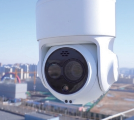 All-Weather Raythink Pd2t PTZ Security Camera: Dual Thermal/Visible Imaging, Ai Human/Vehicle Detection &amp; IP66 Protection for River Monitoring