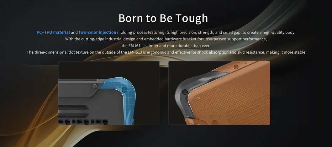 Rugged Handheld Smart PDA Side View