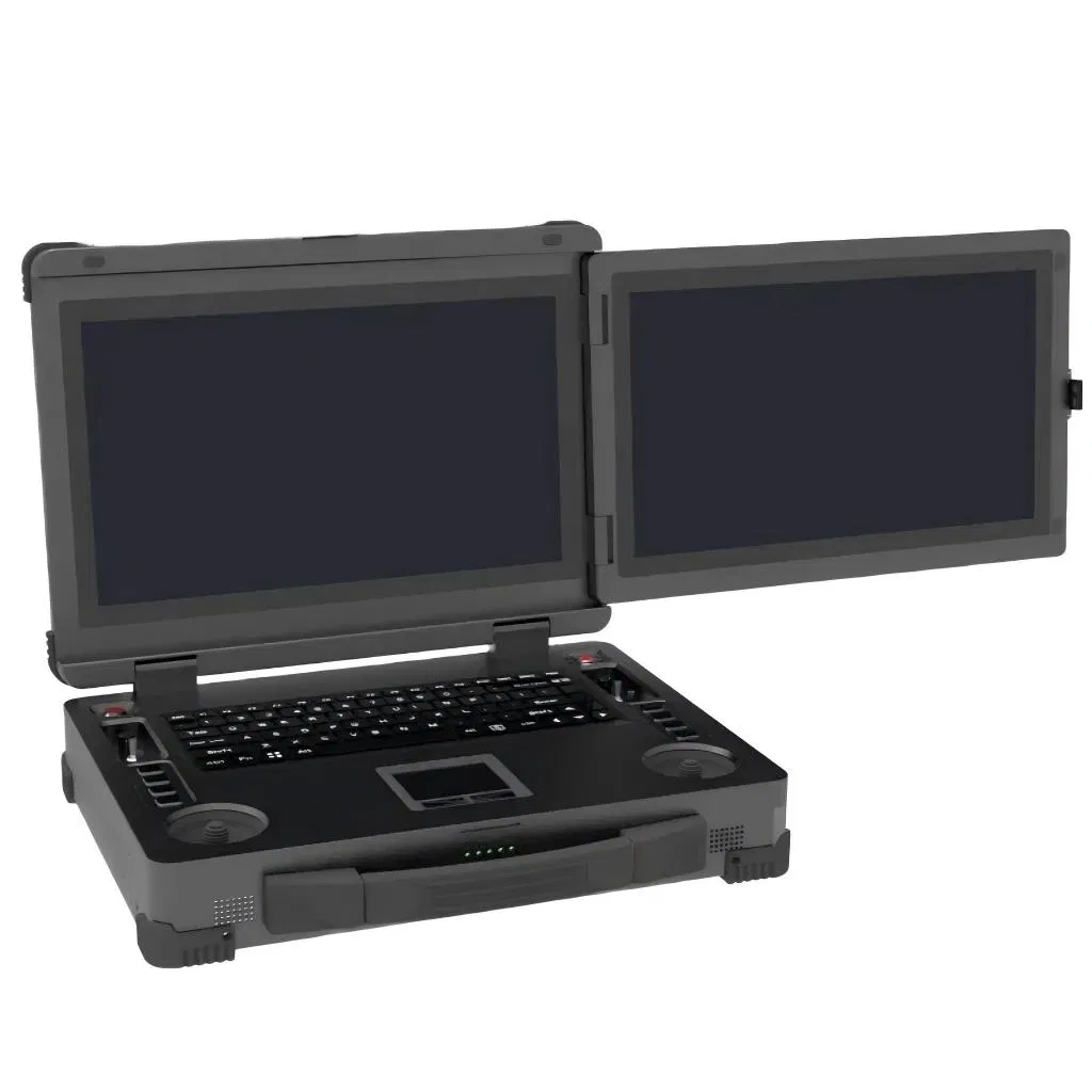 Advanced Ground Station Agr Dual-Screen Uav Ground Station 15.6-Inch Touch Displays 20 Channels Portable Controller