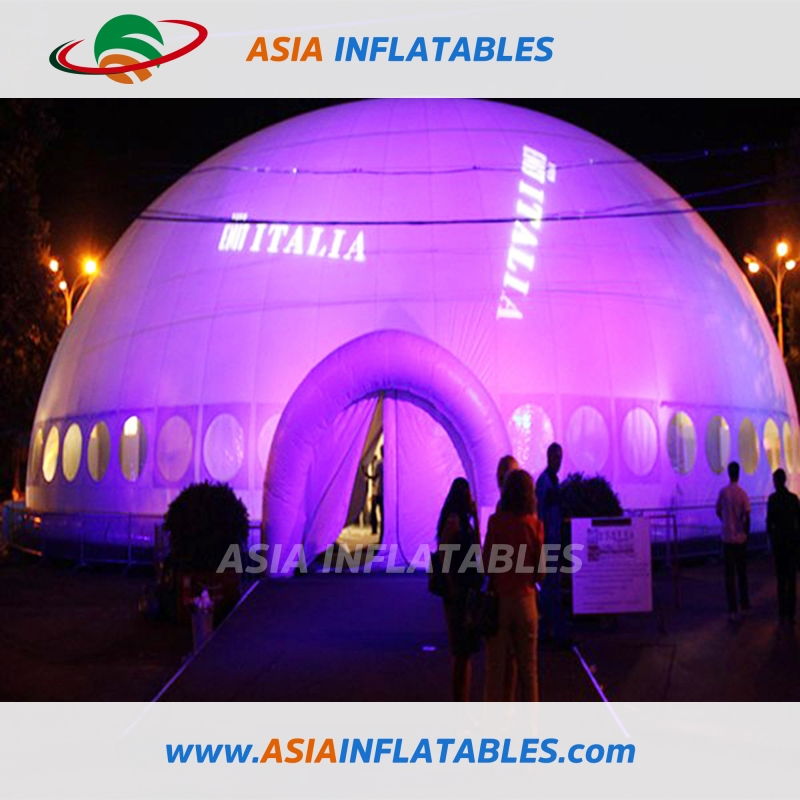 Customized Mobile Inflatable Lighting Dome Inflatable Dome