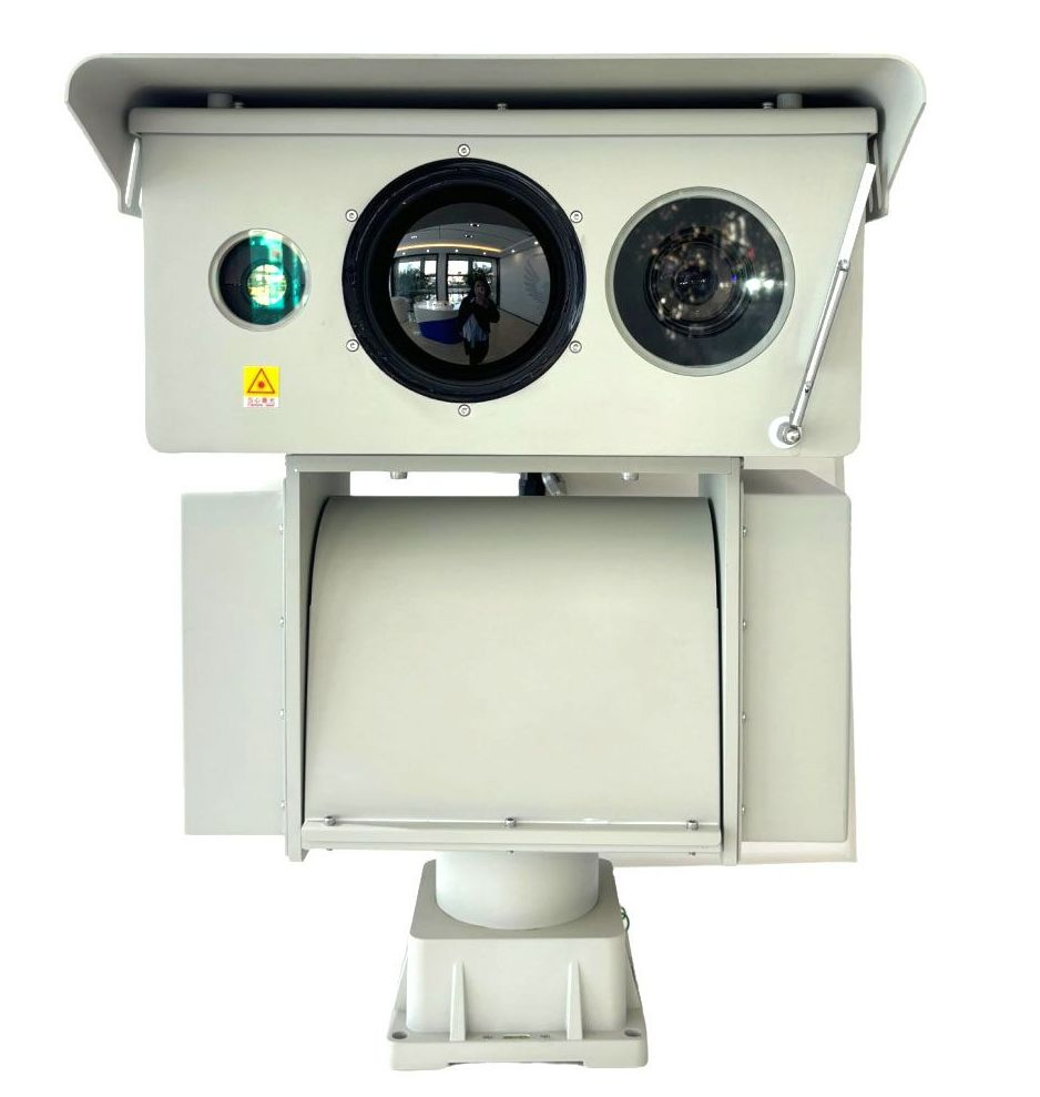 12km Dual Spectral Thermal Imaging Forest Fire Prevention Binocular Heavy-Duty Pan Tilt Camera