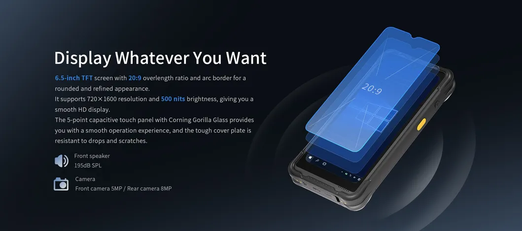 Rugged Handheld Smart PDA Detail View