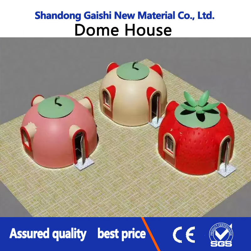 Prefab EPS Dome House of Resorts &amp; Eco-Villages Homes